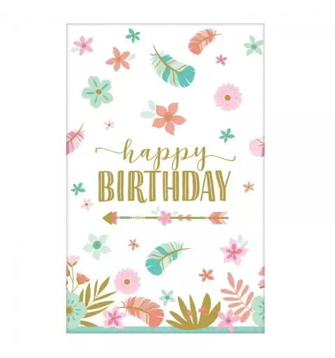 Tovaglia Boho Birthday Girl 1,37 x 2,59 cm