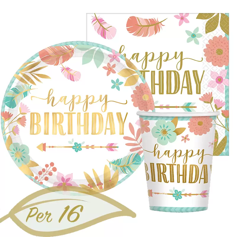 KIT N.2 BOHO CHIC BIRTHDAY GIRL METAL