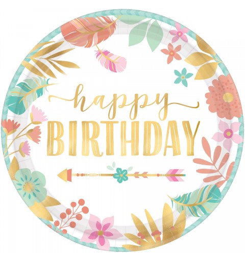 KIT N.6 BOHO CHIC BIRTHDAY GIRL METAL