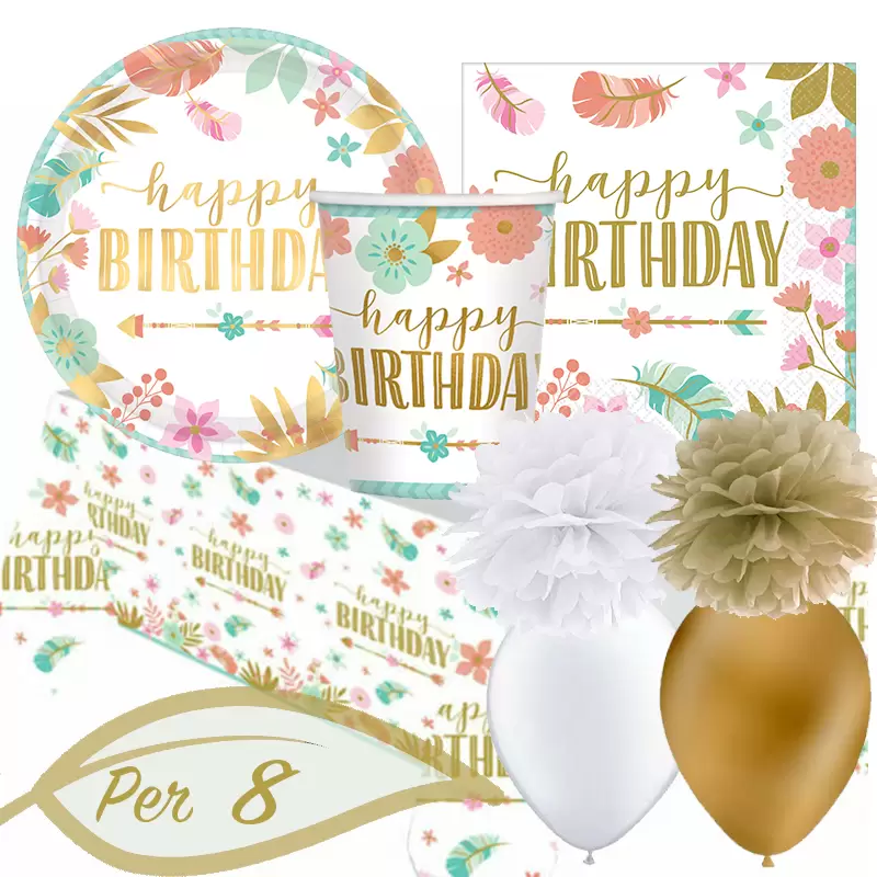 KIT N.49 BOHO CHIC BIRTHDAY GIRL METAL