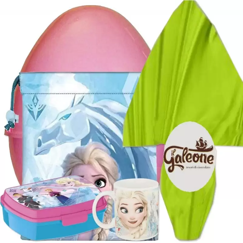 UOVO DI PASQUA FROZEN DISNEY KIT CON SACCA