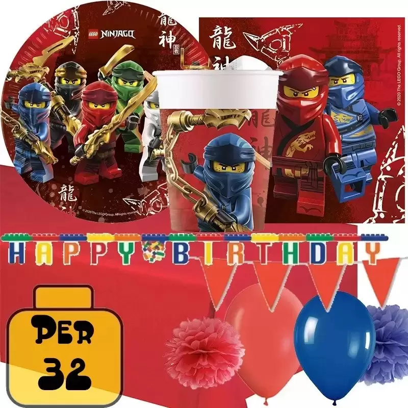 KIT N. 46 LEGO NINJAGO - COORDINATO PER PARTY