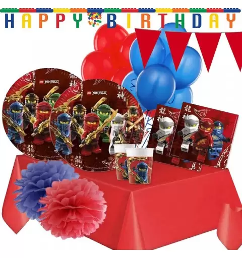 KIT N.55 LEGO NINJAGO - SET TAVOLA
