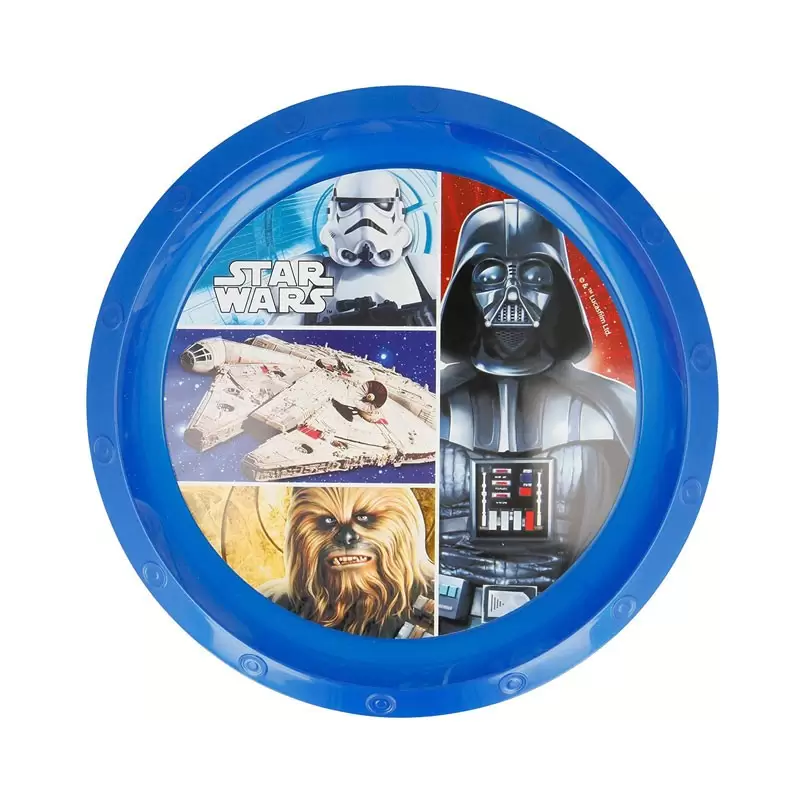 Piatto in plastica star wars 82412