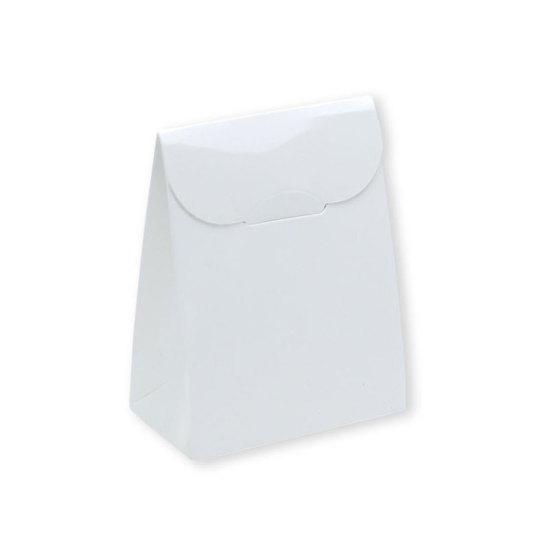Scatoline portaconfetti sacchetto bianco 81665 25 pz. 6 x 8 x 3,5 cm