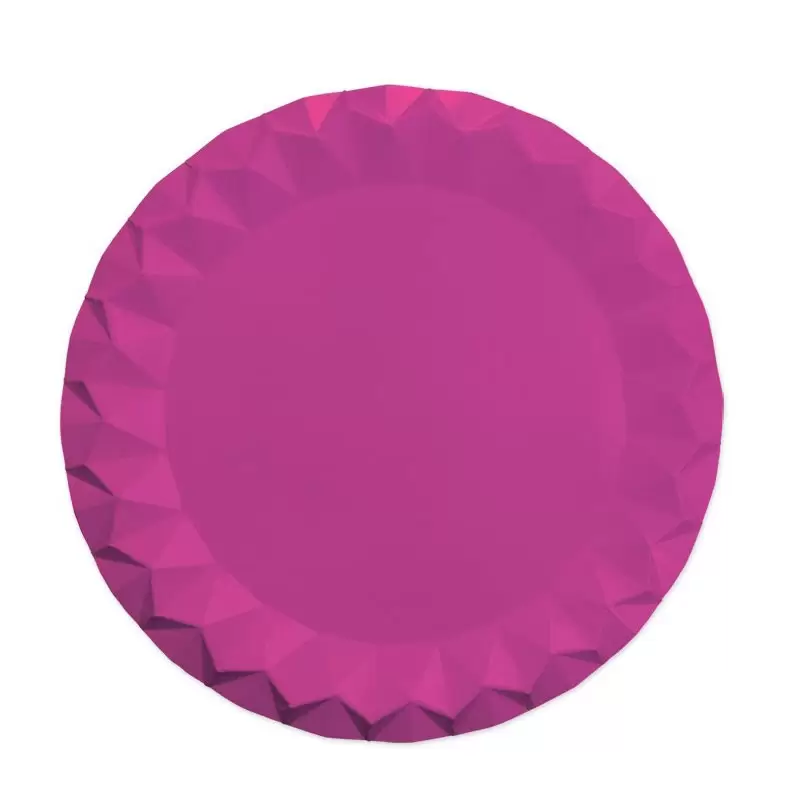 Sottopiatti diamond 32 cm fucsia 60454 5 pz