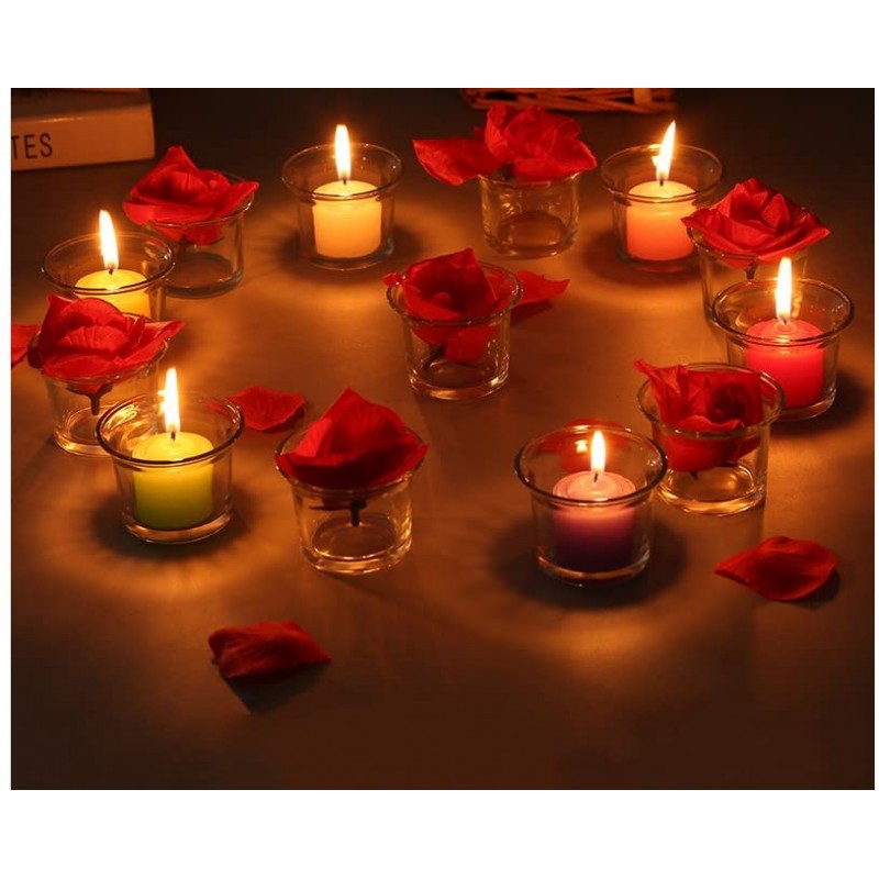 Candele san valentino - decorazioni tavola