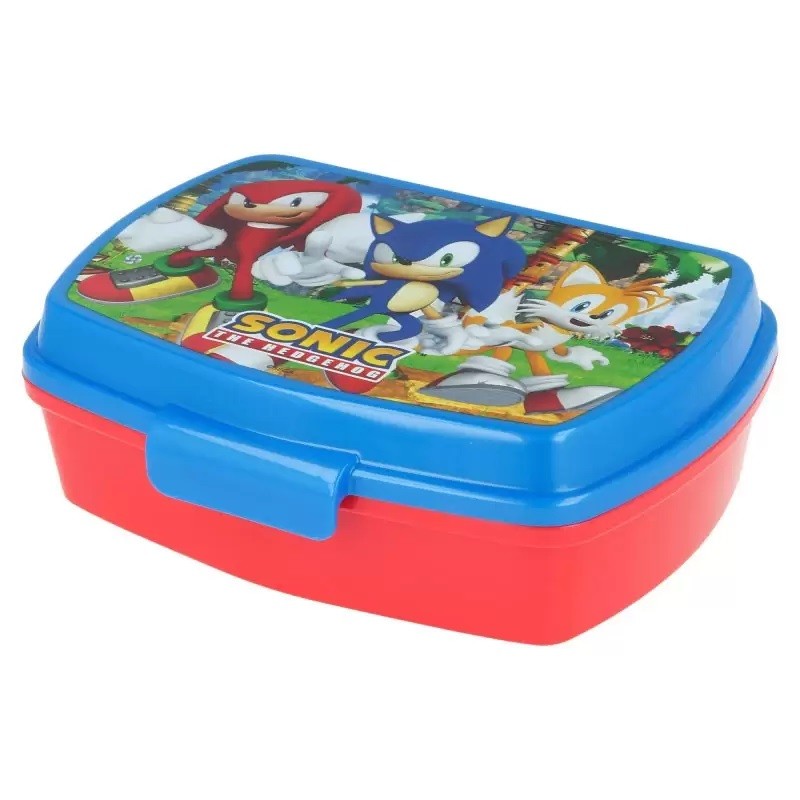 SET MERENDA SONIC PORTA MERENDA TAZZA E BORRACCIA