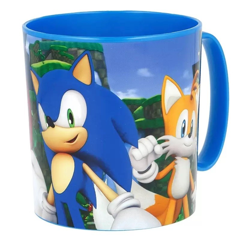 SET MERENDA SONIC PORTA MERENDA TAZZA E BORRACCIA