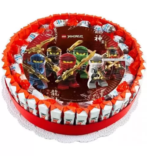 TORTA KINDER LEGO NINJAGO NEW FAI DA TE
