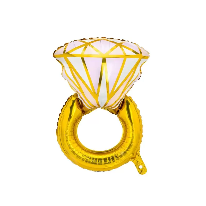 Palloncino foil Anello con Diamante 53 x 40cm FB76