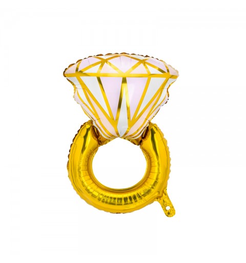 Palloncino foil Anello con Diamante 53 x 40cm FB76