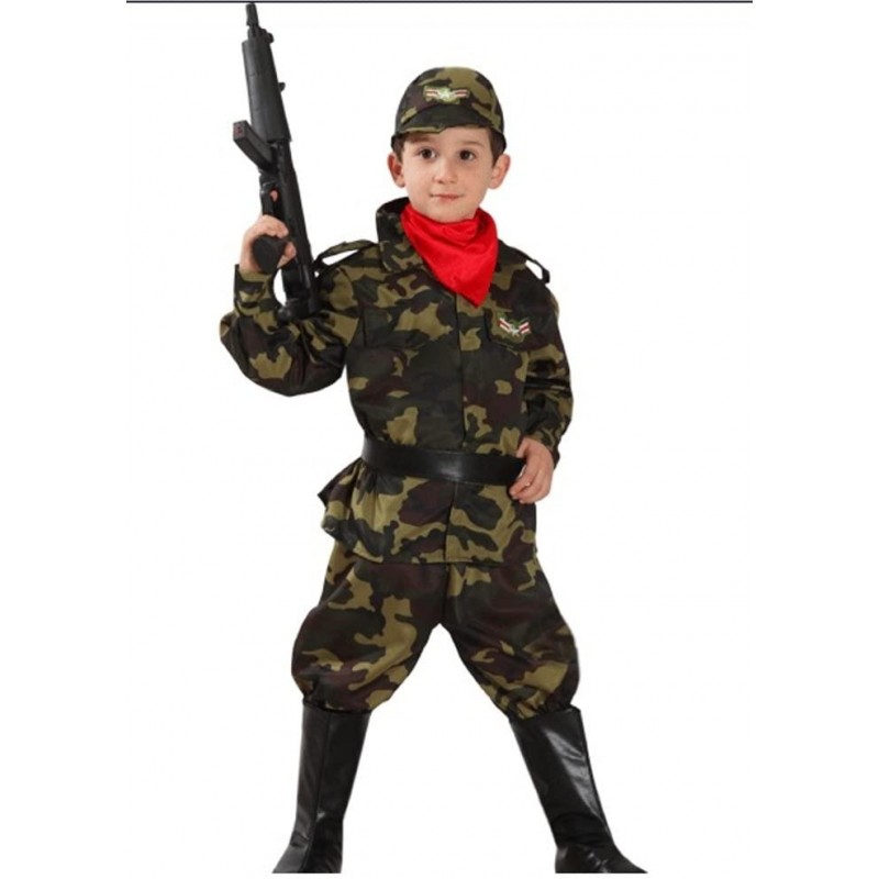 Costume militare per bambini di 4-5 anni