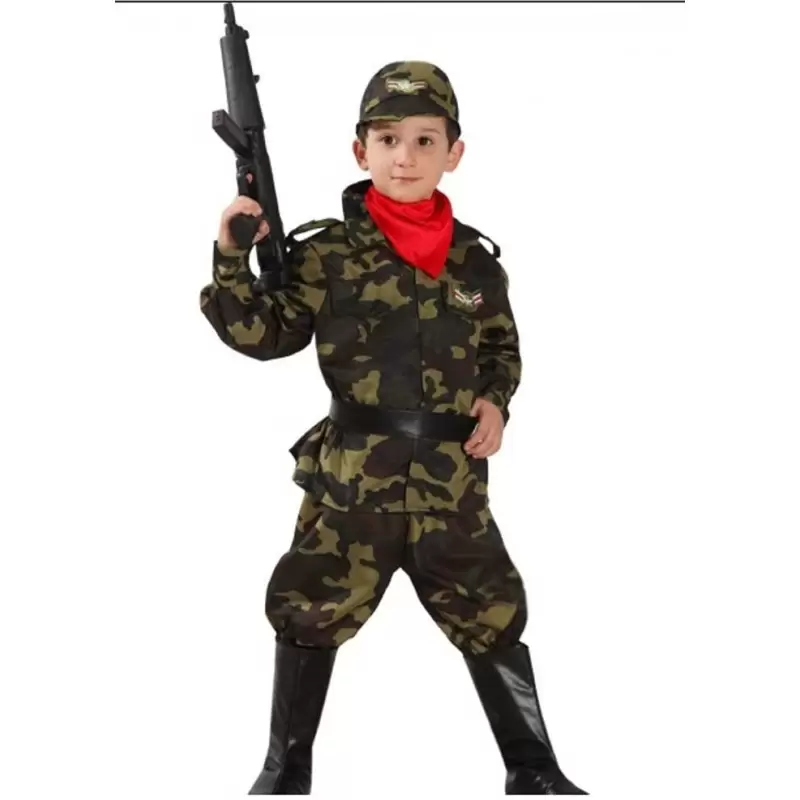 COSTUME MILITARE 4-5 ANNI