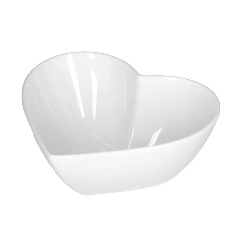 Ciotola portacioccolatini forma di cuore in ceramica 12,7x12,7x5,7cm - 910225