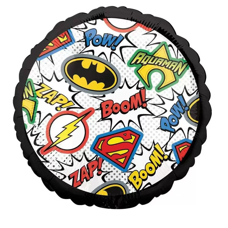 Palloncino rotondo Lega della Giustizia 43 cm JUSTICE LEAGUE 45 cm 18 \'\'