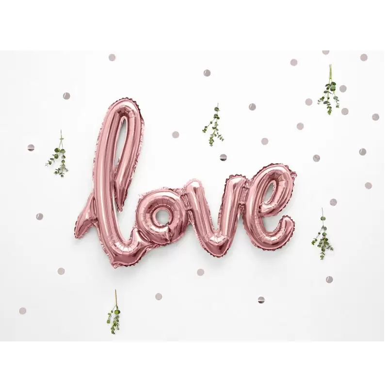 palloncino Foil scritta Love rose gold  68 cm FG-K68LRZ