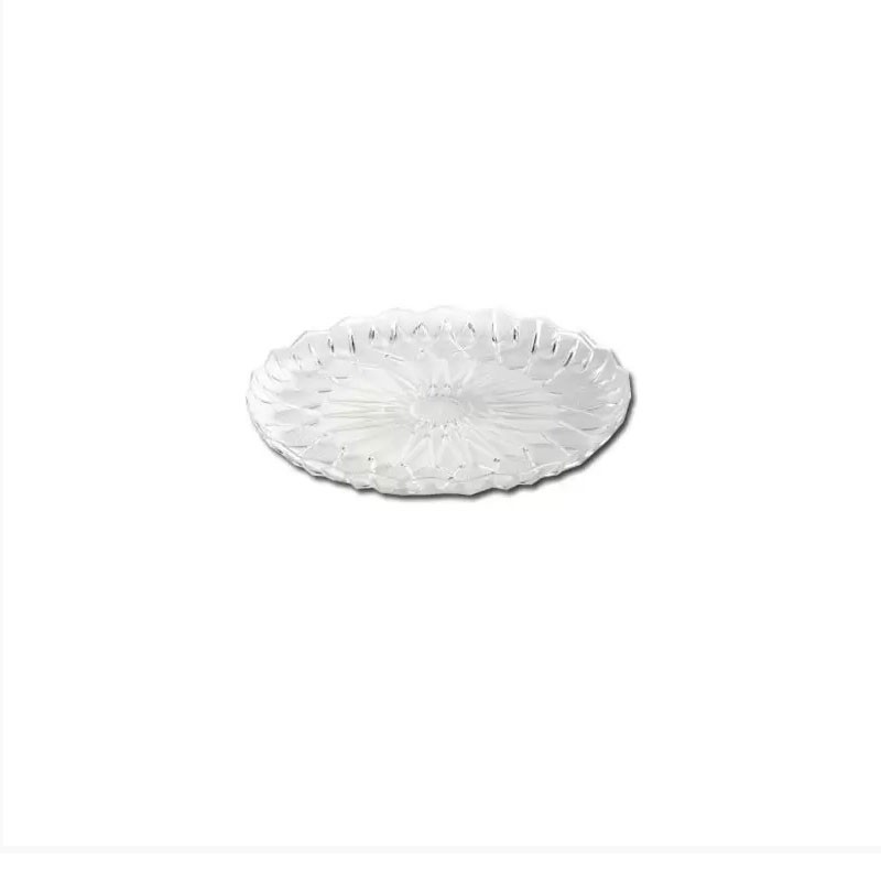 Vassoio  Stella  Rotondo Trasparente 33 cm