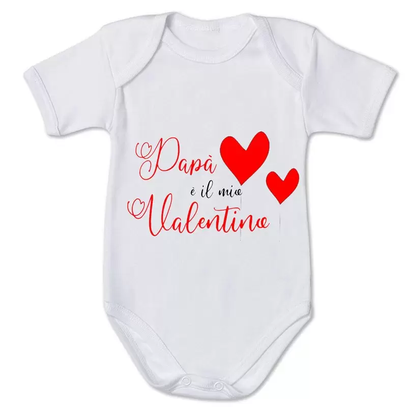 BODY PAPÀ È IL MIO VALENTINO 18 MESI