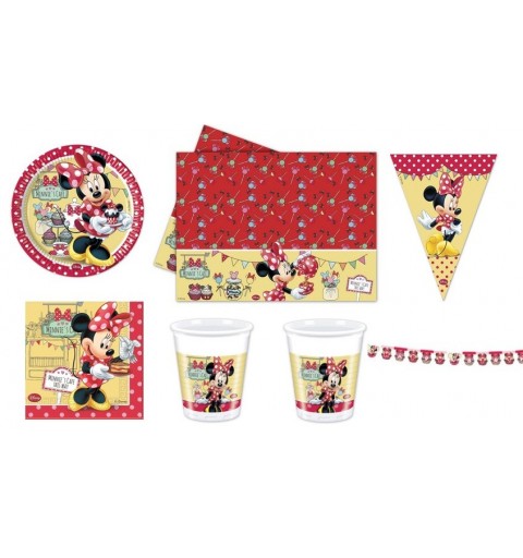 COORDINATO COMPLEANNO BAMBINA MINNIE' CAFE' DISNEY