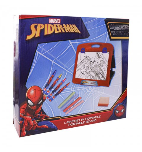 Valigetta portatile richiudibile con Accessori per colorare e disegnare di Spiderman SP0677
