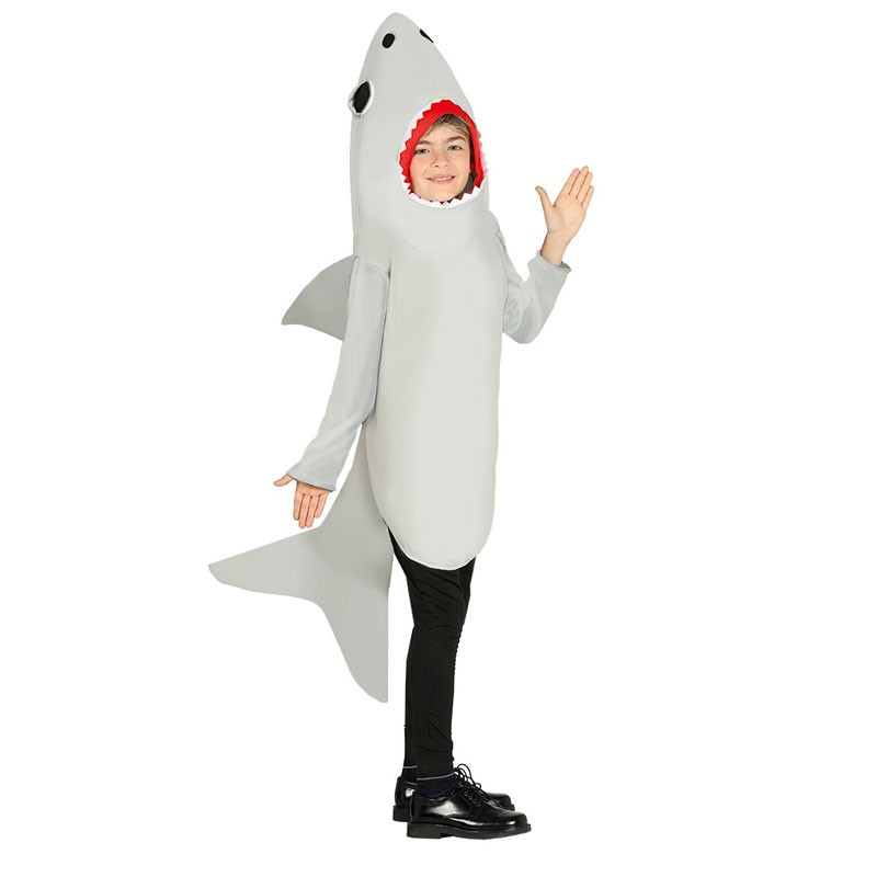 costume carnevale squalo per ragazzi 5 -6 anni 87620