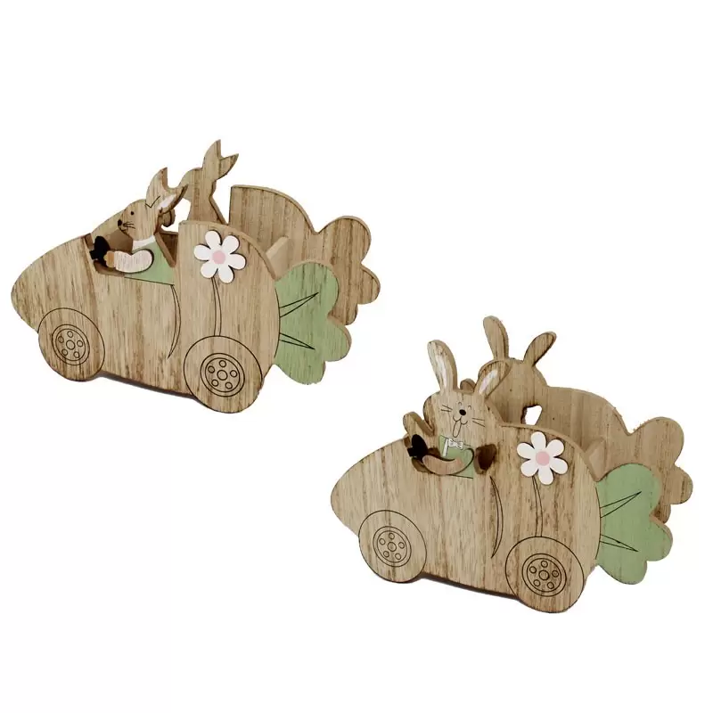 Macchinina porta uovo mod. assortiti 00874 20 cm