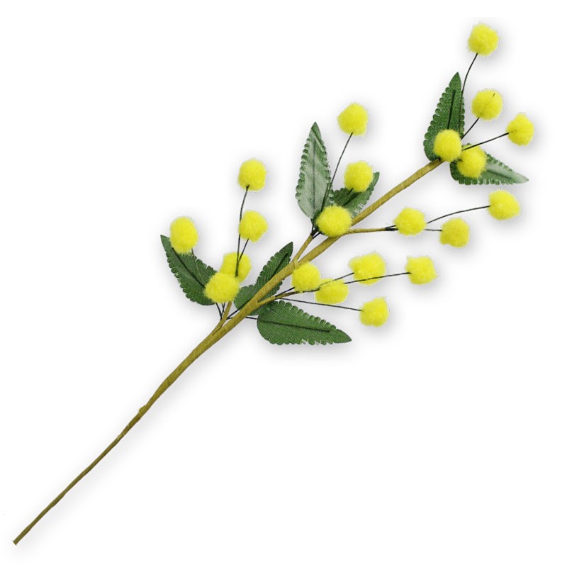 ramo di mimosa artificiale 25 cm 94110
