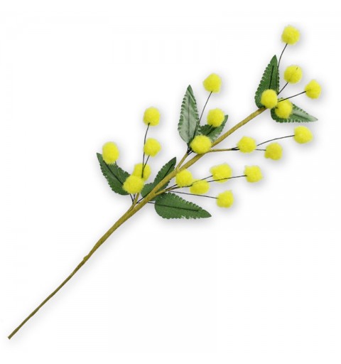 ramo di mimosa artificiale 25 cm 94110