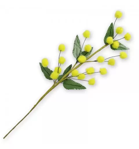 ramo di mimosa artificiale 25 cm 94110