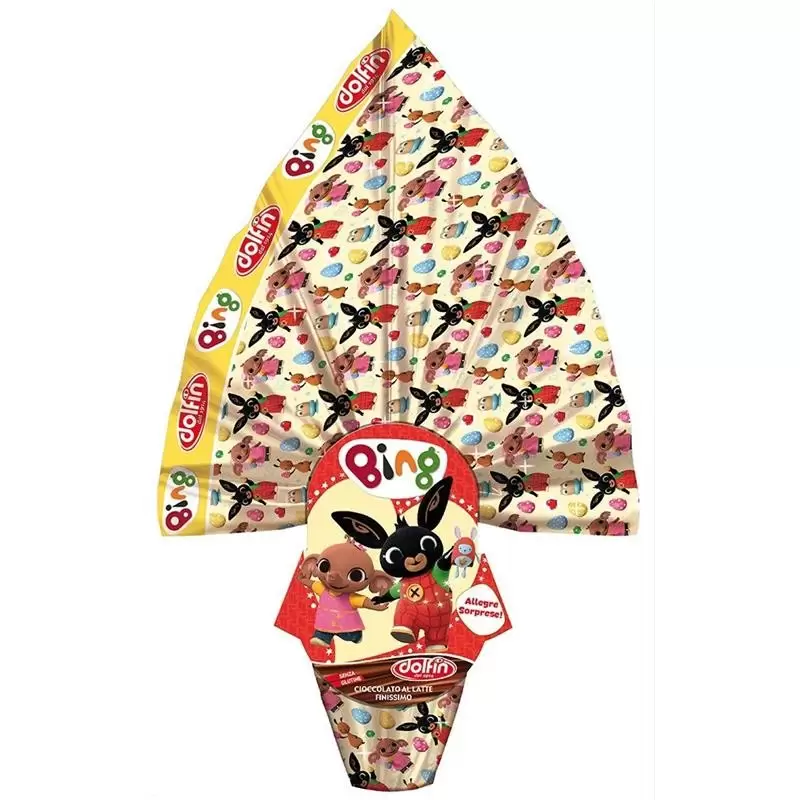 Uovo di Pasqua Cioccolato 220g Coniglietto Bing