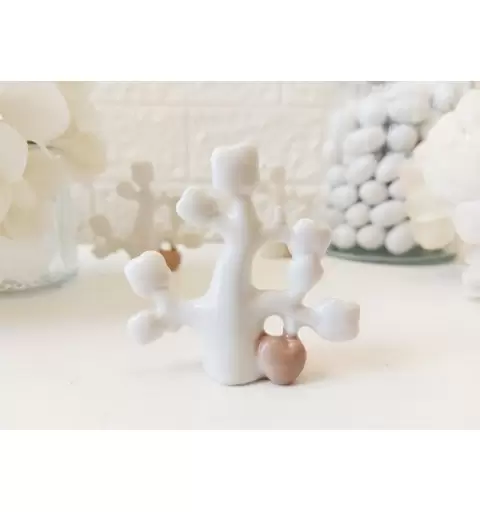 Albero della vita in ceramica con cuoricino 7 cm 804021/5 12 pz