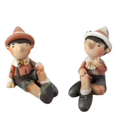 12 STATUETTE PINOCCHIO SEDUTO