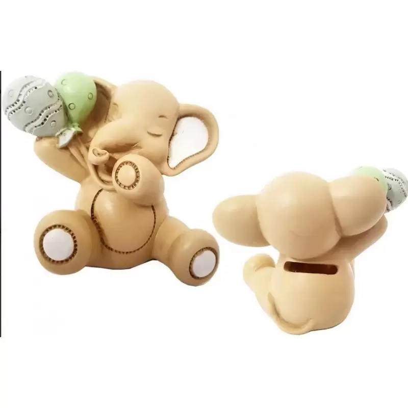 3 SALVADANAI ELEFANTINO CON PALLONCINI