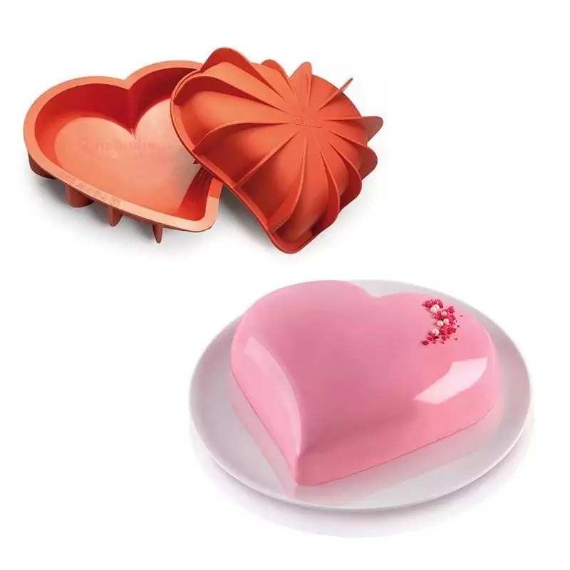 Stampo Silicone cuore Love 205 X 186 H 54 Mm Qualità Professionale