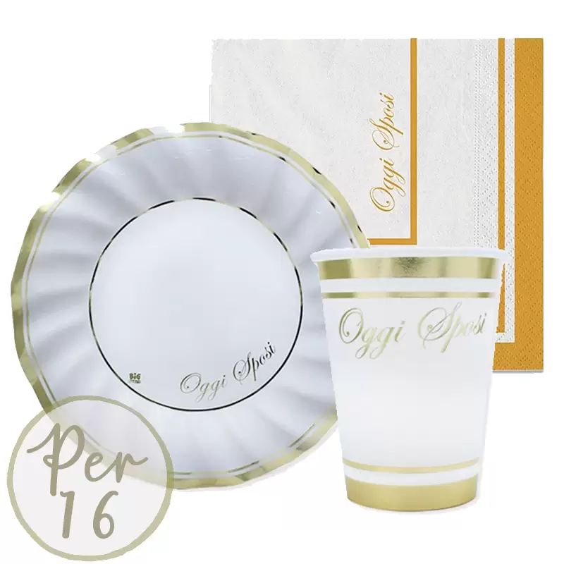 KIT N.2 OGGI SPOSI CLASSIC ORO