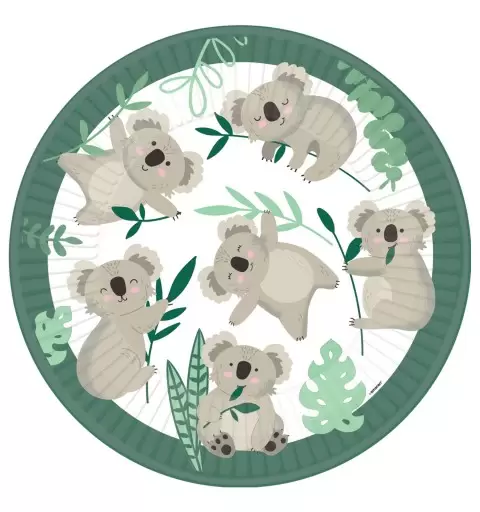 PIATTI KOALA 23 CM - 8 PZ