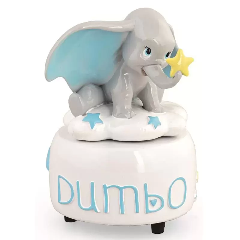 Bomboniera Decorazione Carillon dumbo elefantino con Scatola 9 h13,9 cm 69555