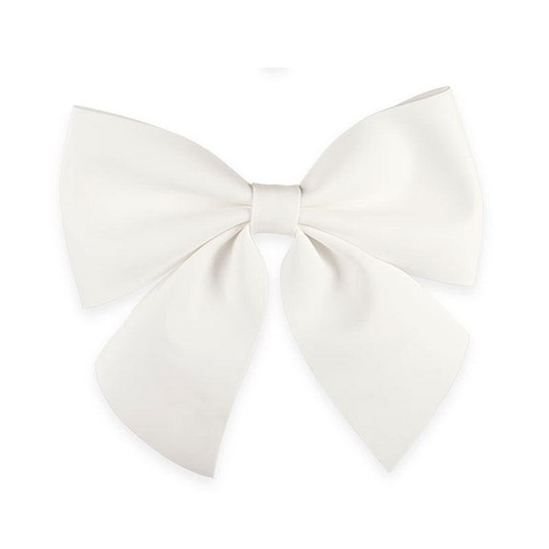 fiocco bianco da appendere 28372 45 cm in gomma crepla