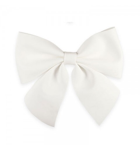 fiocco bianco da appendere 28372 45 cm in gomma crepla