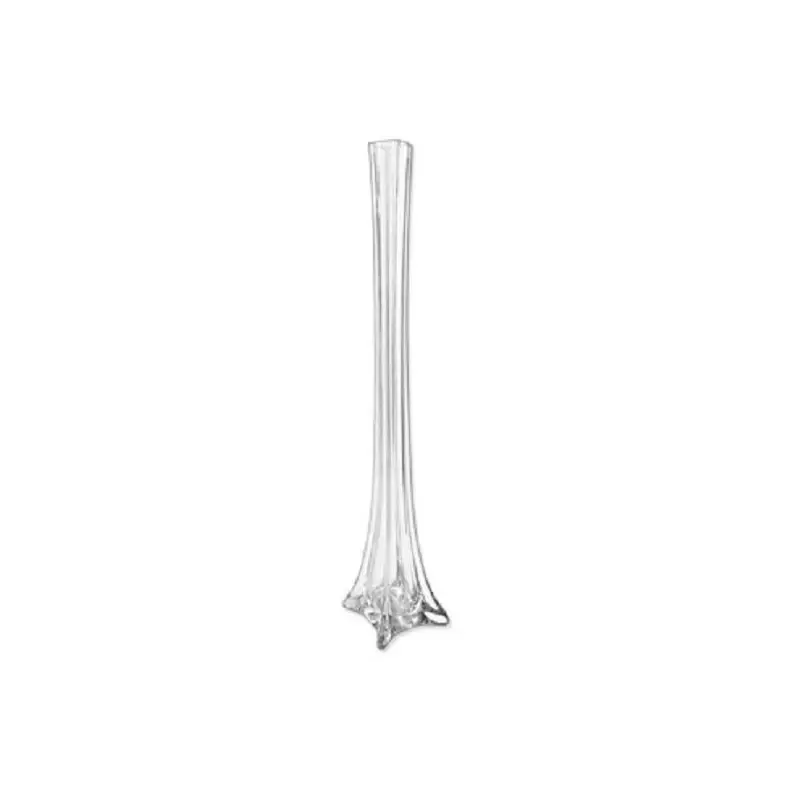  Vaso mono fiore in vetro 50 x 8.5 x 8.5cm 103330