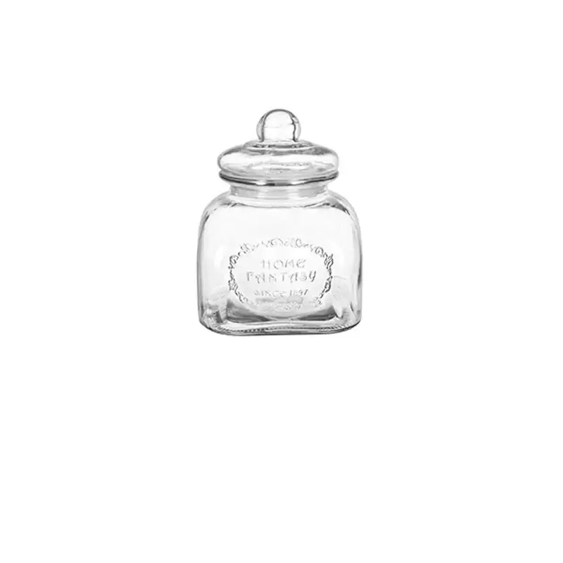 Barattolo ermetico vetro per biscotti 2.3 litri 20 x 16 x16 cm 105458