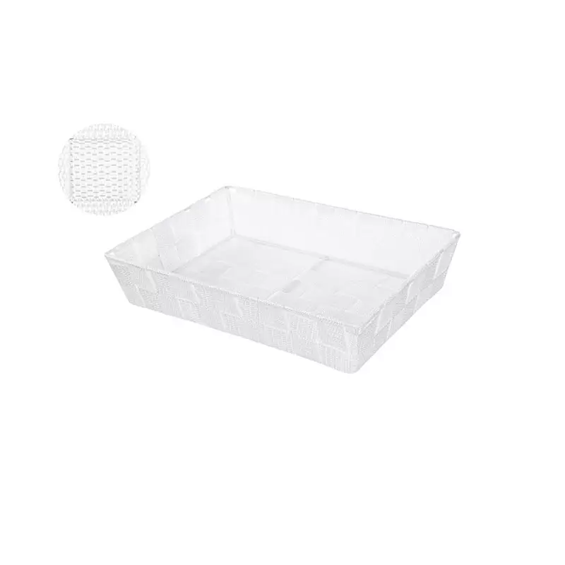 Cestino nylon bianco 30x20x6 cm  109062