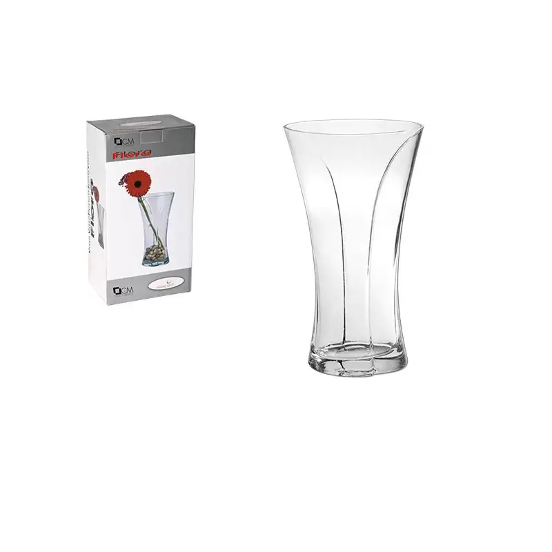 Vaso di fiori in vetro 16x10x30cm  104486