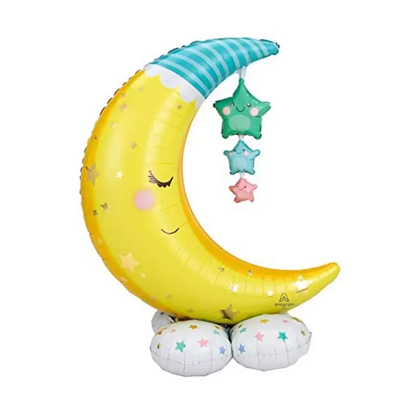 Palloncino Mylar 55 139 cm Luna e Stelle Moon & Stars 4245911