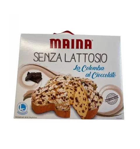 Colomba Maina Senza Lattosio 750 gr al cioccolato