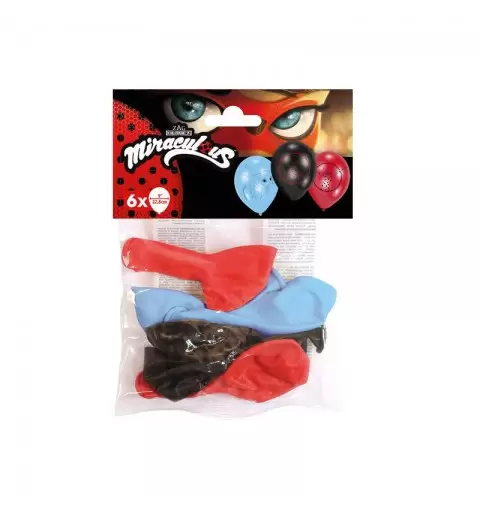 PALLONCINI LADYBUG - PRODIGIOSA MIRACULOUS 6 pz