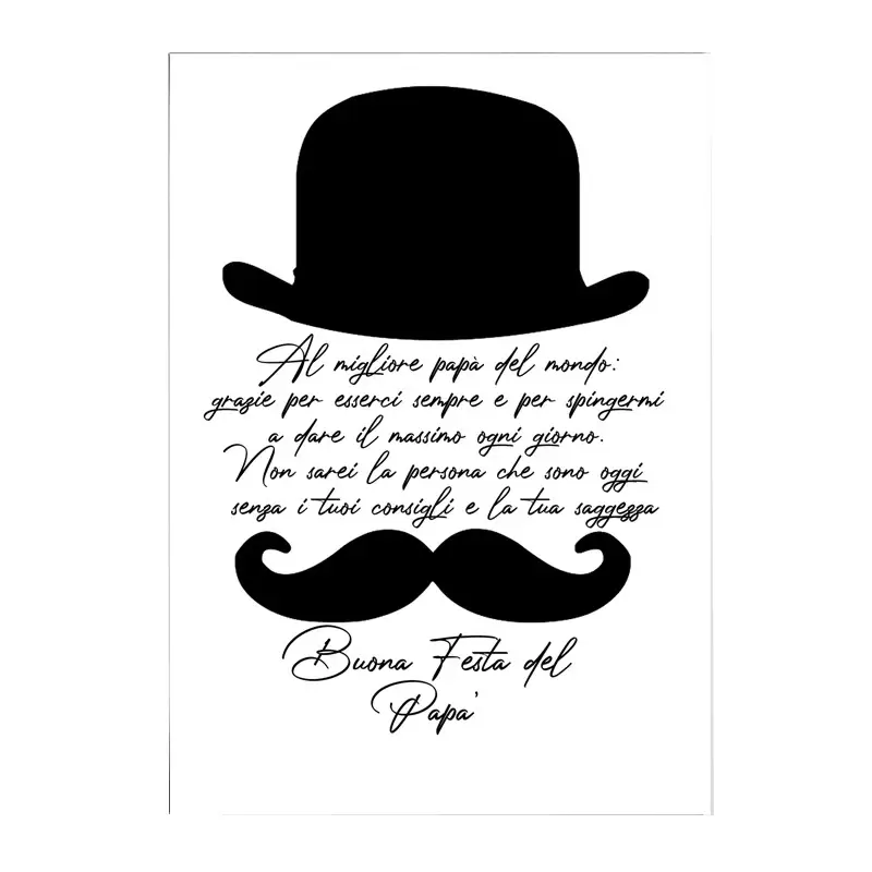 CARTELLONE BUONA FESTA DEL PAPÀ