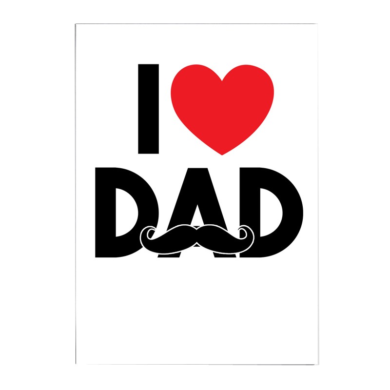 QUADRETTO REGALO I LOVE DAD