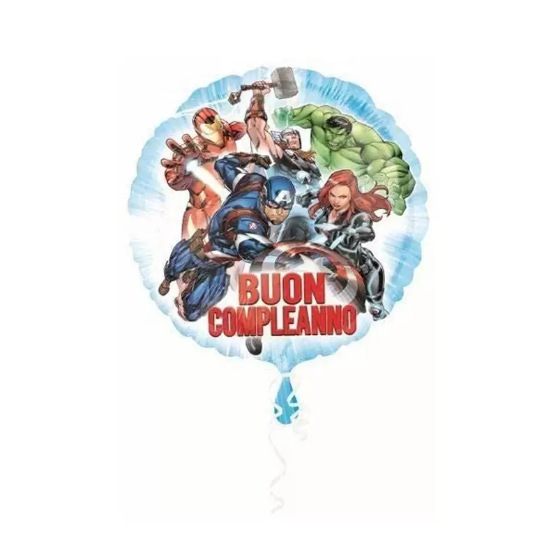 Palloncino foil 43 cm Avengers  Buon Compleanno